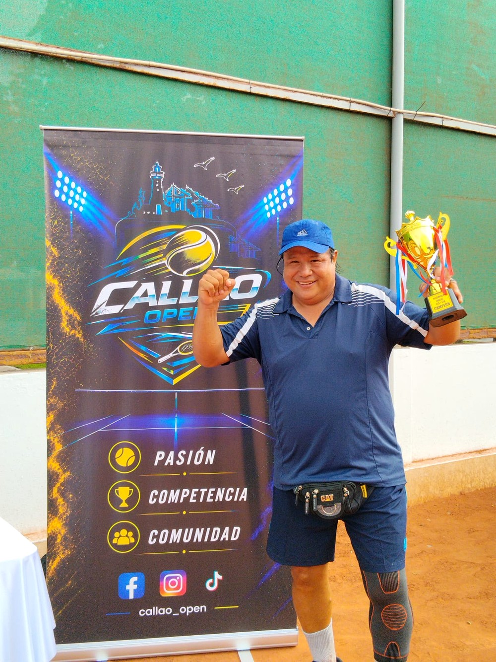 Fotografía de un torneo de tenis compartida por el cliente